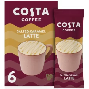 Costa Salted Caramel Latte Coffee Sachets 6 x 17g