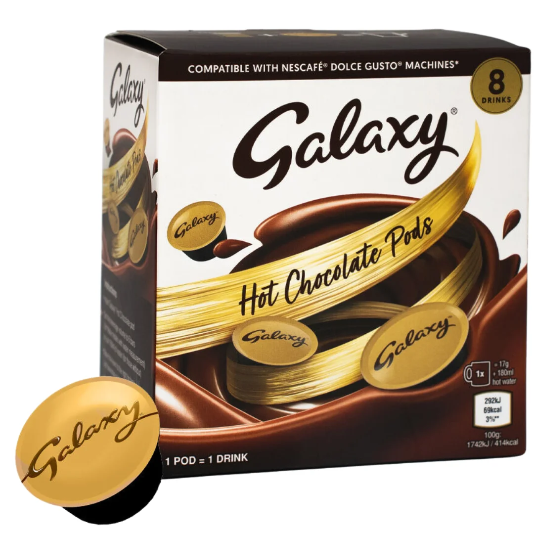 Galaxy Hot Chocolate Dolce Gusto Pods - Xclusivebrandsbd
