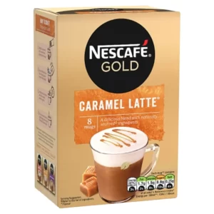 Nescafe Gold Caramel Latte Coffee Sachets 8x17g