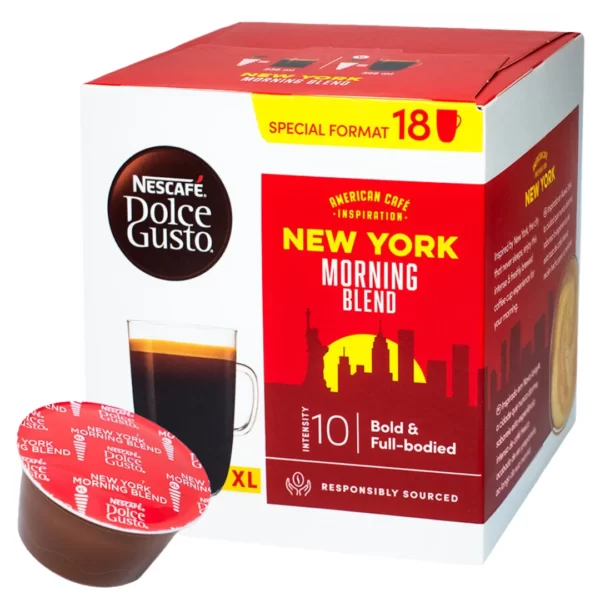 New York Morning Blend Grande Nescafe Dolce Gusto Coffee Pods