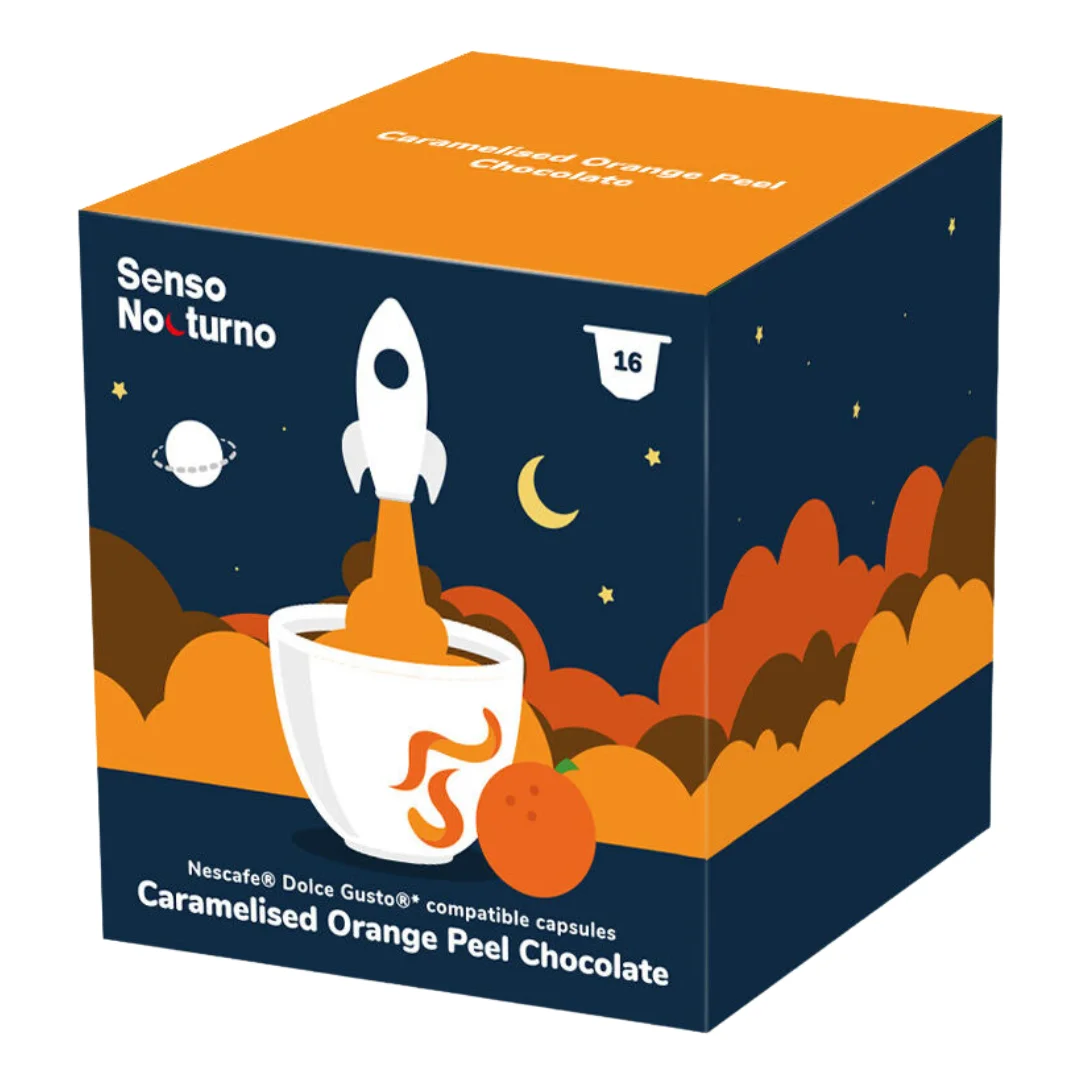 Senso Nocturno Caramelised Orange Peel Chocolate Nescafe Dolce Gusto Pods