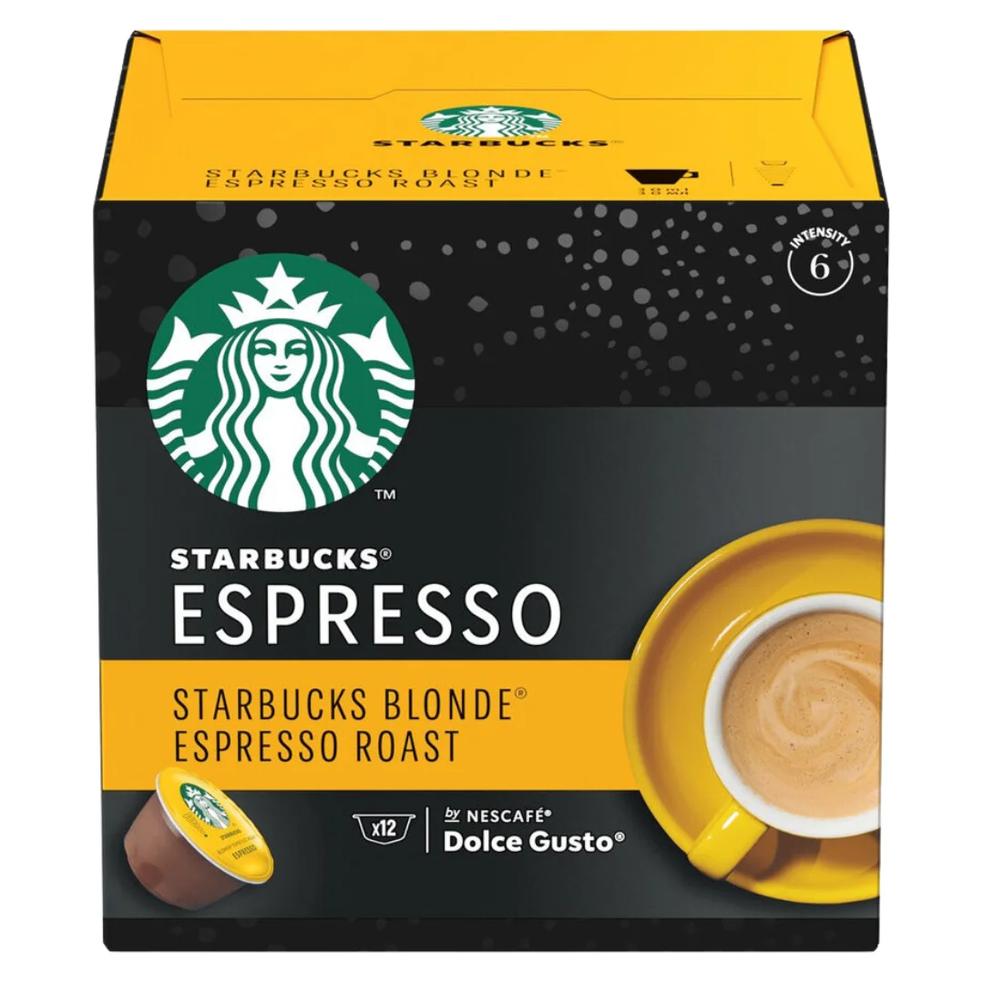 Starbucks Blonde Espresso Roast Dolce Gusto Coffee Pods