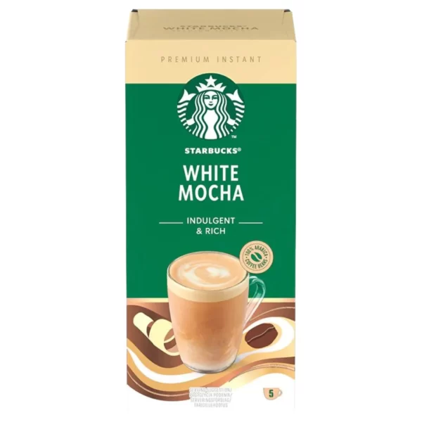 Starbucks Premium Instant White Mocha Coffee Sachets 5×24g