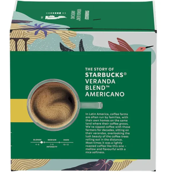 Starbucks Veranda Blend Americano Dolce Gusto Coffee Pods