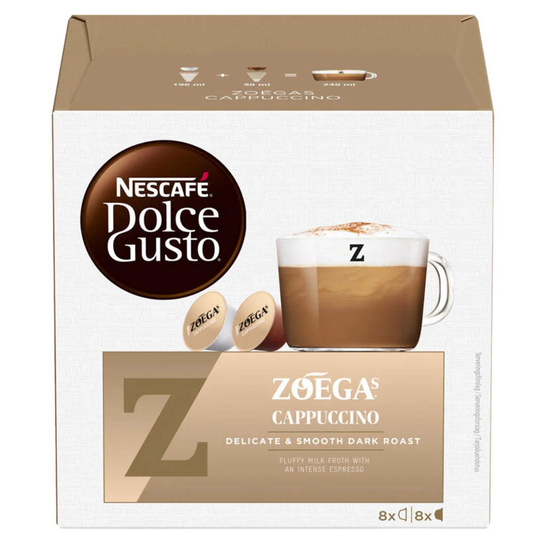 Zoégas Cappuccino Nescafe Dolce Gusto Coffee Pods