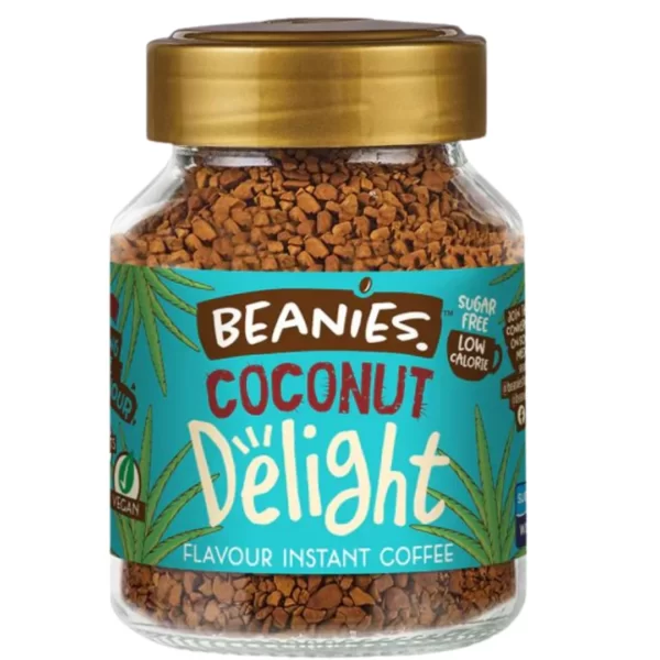 Beanies Coconut Delight Flavour Instant Coffee 50g