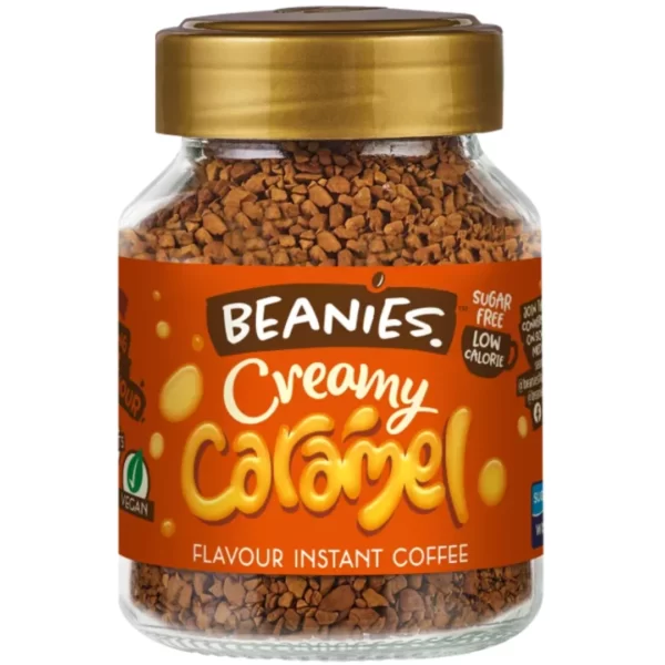 Beanies Creamy Caramel Flavored Instant Coffee 50g
