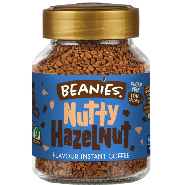 Beanies Nutty Hazelnut Flavour Instant Coffee 50g