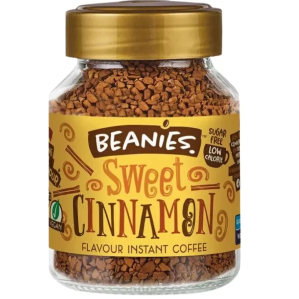 Beanies Sweet Cinnamon Flavour Instant Coffee 50g