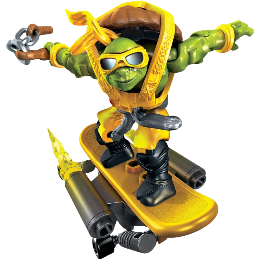 Mega Bloks Teenage Mutant Ninja Turtles Mikey Turbo Skateboard