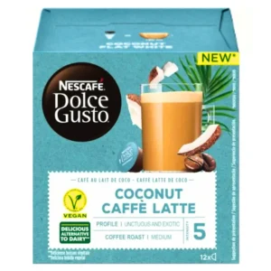 Coconut Caffe Latte Nescafe Dolce Gusto Coffee Pods