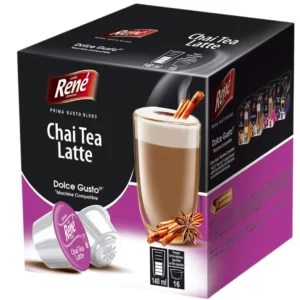 Café Rene Chai Tea Latte Nescafe Dolce Gusto Pods