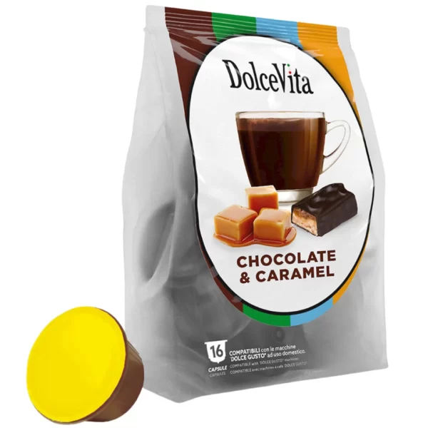 Dolce Vita Caramel Chocolate Dolce Gusto Coffee Pods