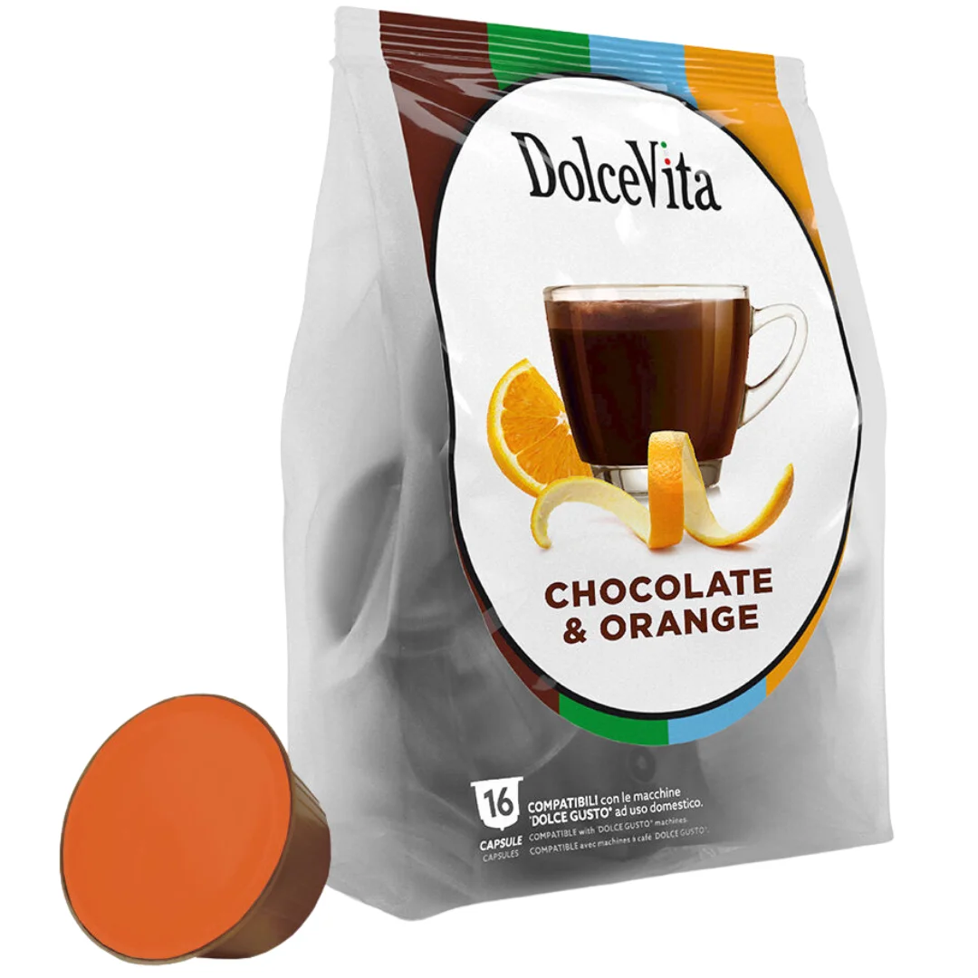 Dolce Vita Orange and Chocolate Dolce Gusto Coffee Pods