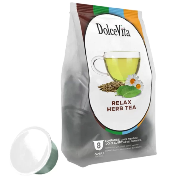 Dolce Vita Tisana Relax Tea Dolce Gusto Coffee Pods