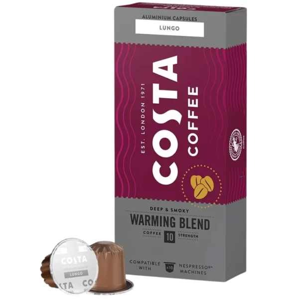 Costa Lungo Warming blend Dolce Gusto Coffee Pods