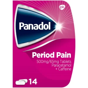 Panadol Paracetamol Caffeine Period Pain Relief Tablets 14s