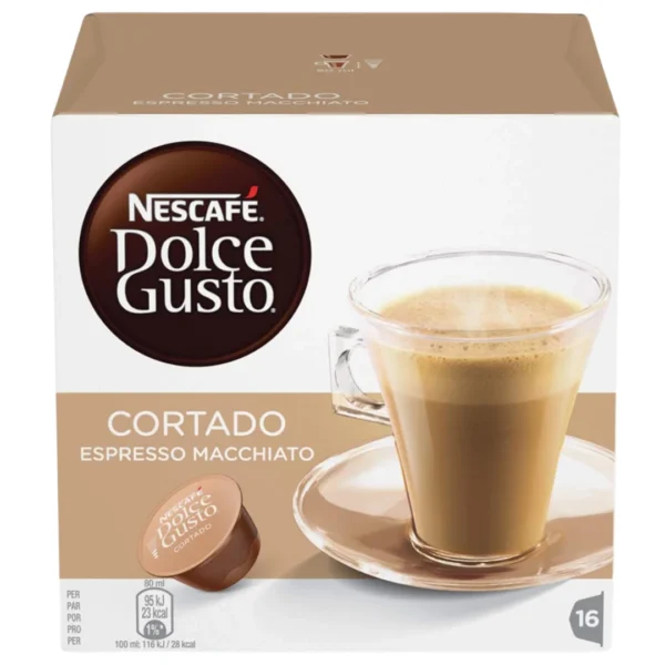 Cortado Espresso Macchiato Nescafe Dolce Gusto Coffee Pods