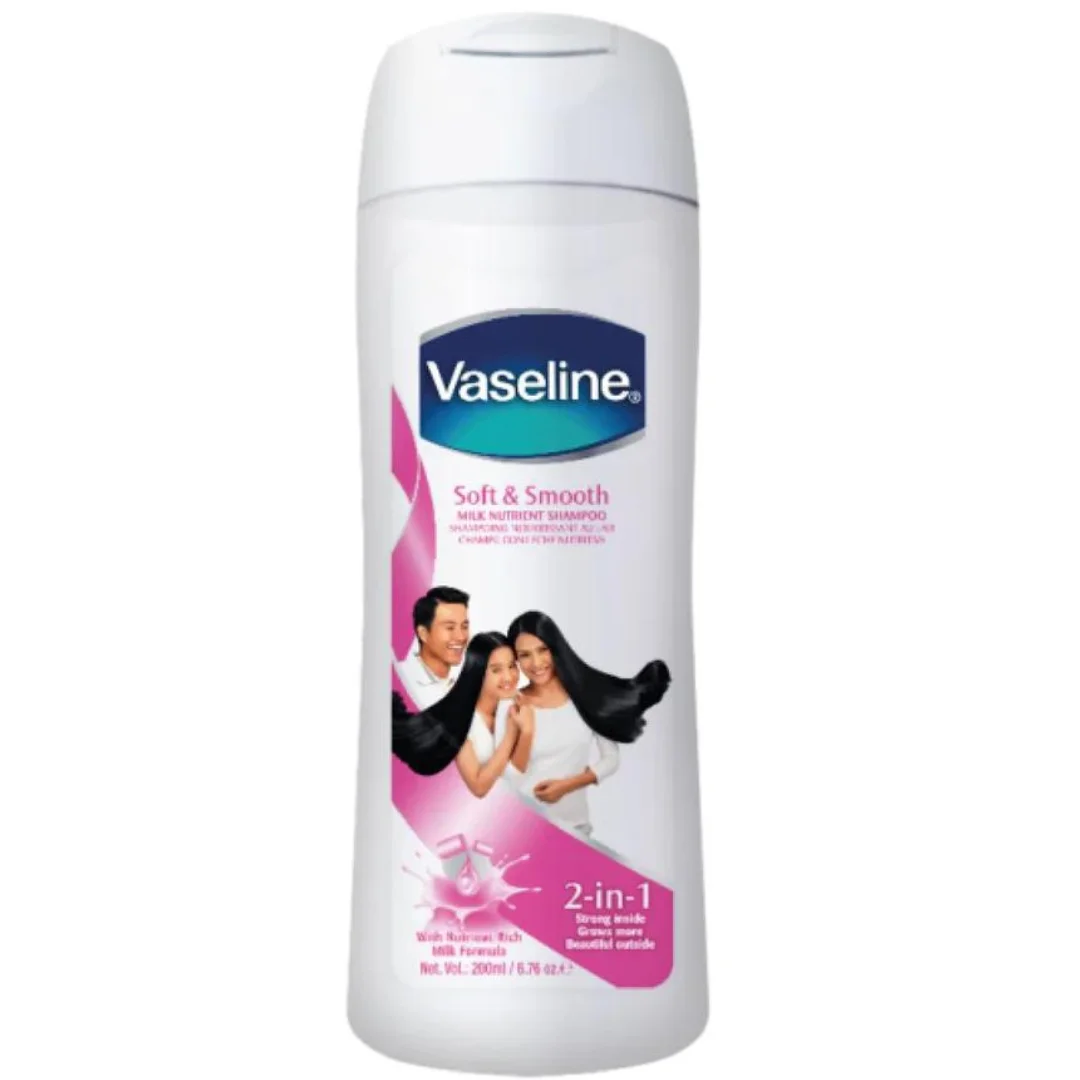 Vaseline Soft & Smooth Milk Nutrient Shampoo 200ml