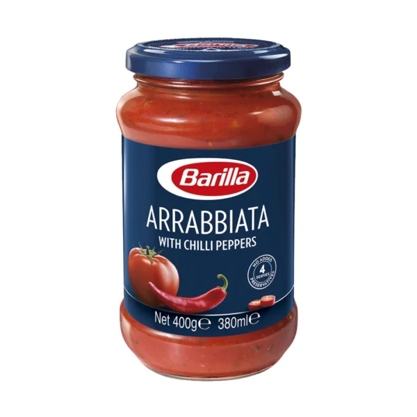 Barilla Arrabbiata Sauce With Chilli Peppers 400g